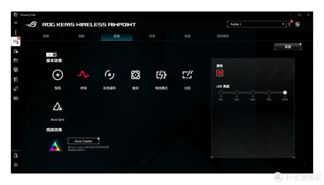 自研AimPoint 36k传感器，75g超轻，三模ROG月刃无线鼠标值得入手吗