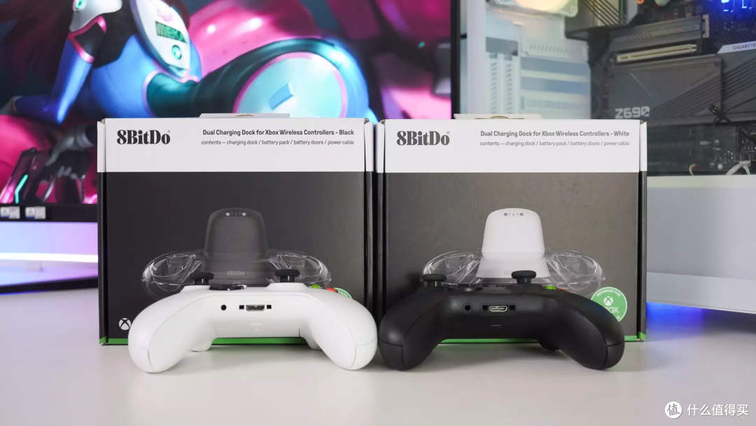 八位堂燃云 Xbox 双充底座开箱评测 兼容 Xbox One、Xbox Series X | S 手柄