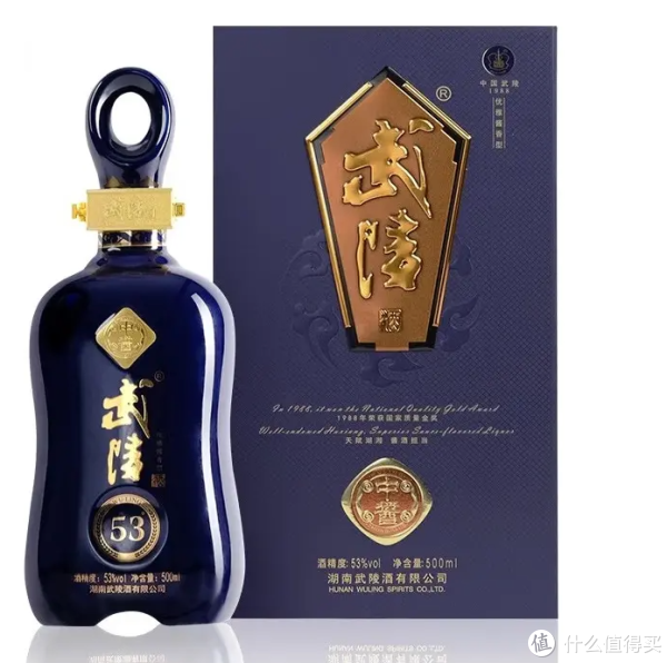 中国 白酒　武陵酒 500mL 53% 2023年12月製造 武陵中酱53%vol 酱香型白酒500ml 单瓶装【报价价格评测怎么样】-什么值得买