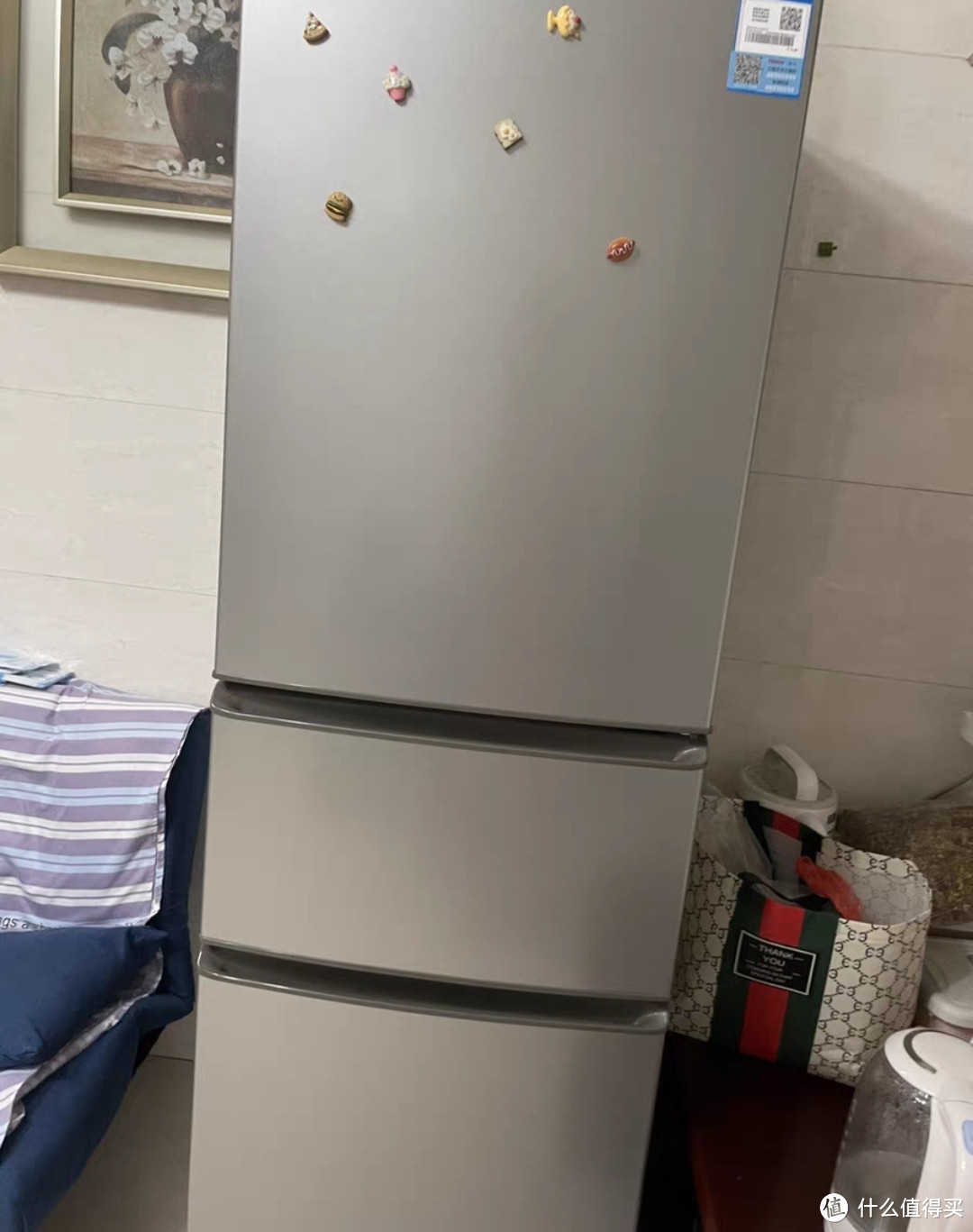海尔统帅218l三开门小型家用电冰箱