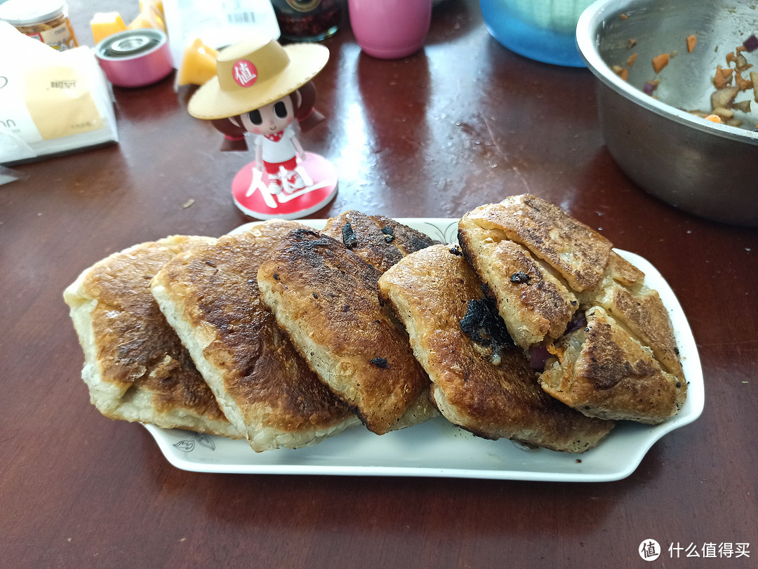 蓬松鲜香味道好，分量十足滋味饱，今天刚刚做出来的“嫩猪五方”肉饼分享。