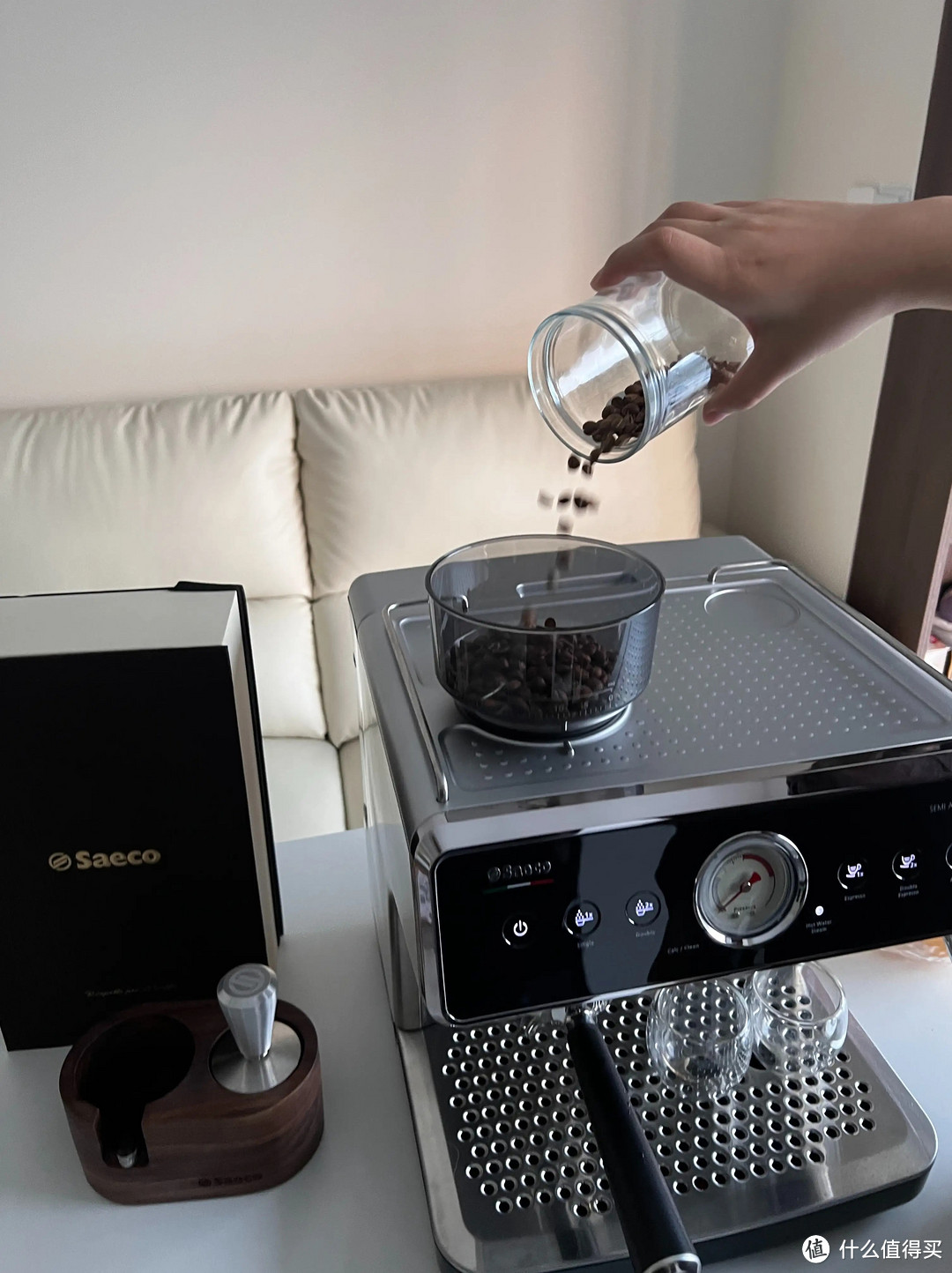 有格调又精致的赛意咖Saeco得意之作咖啡机，品位十足