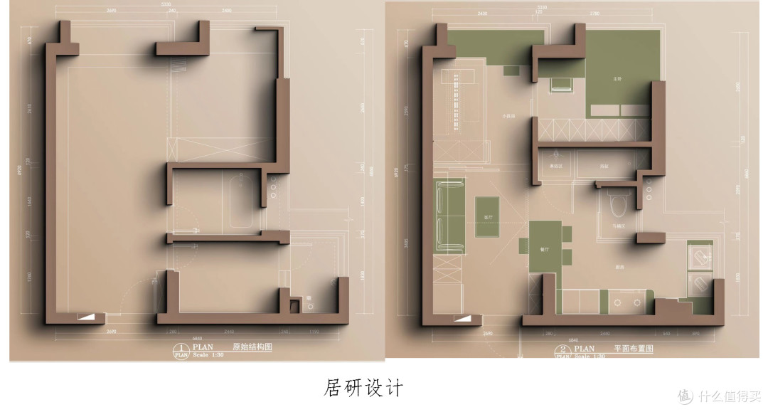 太惊艳了!38m²的空间挤出2室1厅,收纳也不输大户型,值得细品