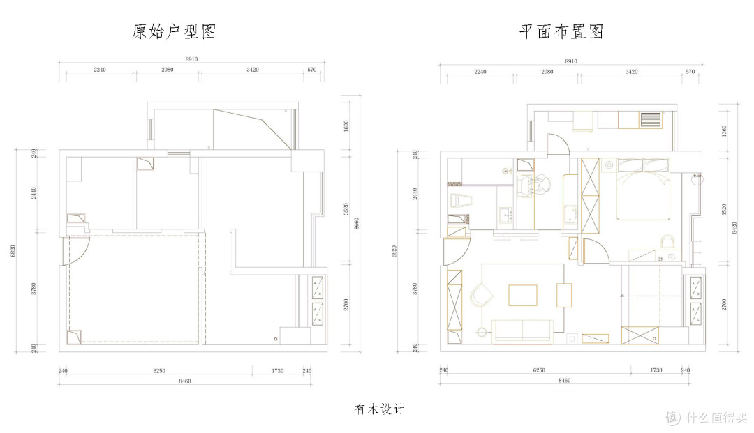 他家确实做到了简约实用,用白墙与原木的搭配,温馨耐看还能省钱