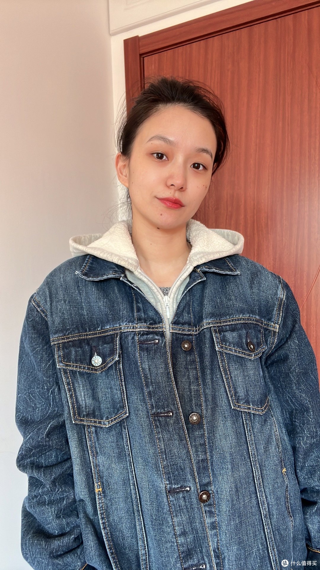 今天偷穿男朋友的牛仔外套