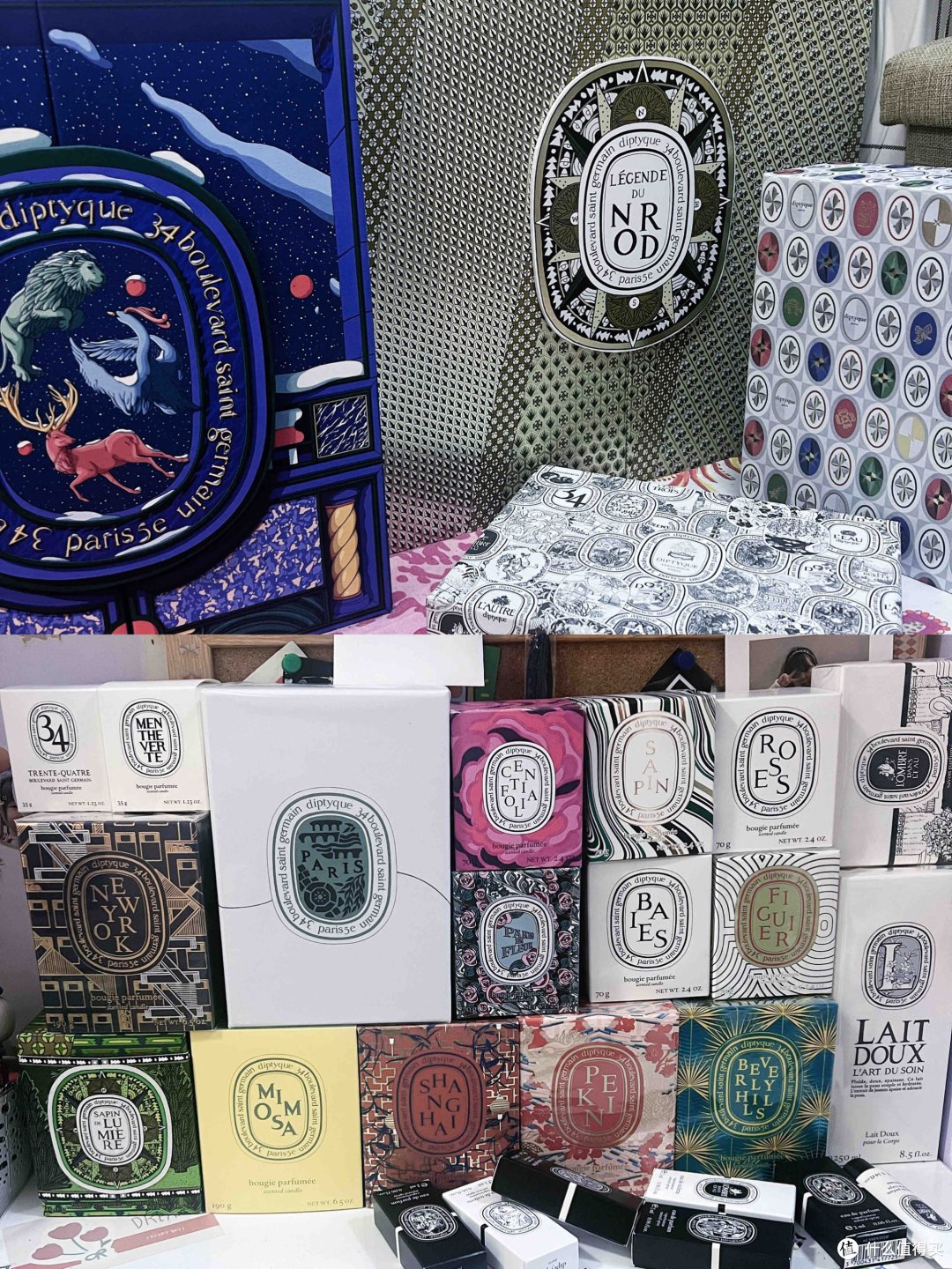 我的diptyque大合照,基本都是在专柜入手的