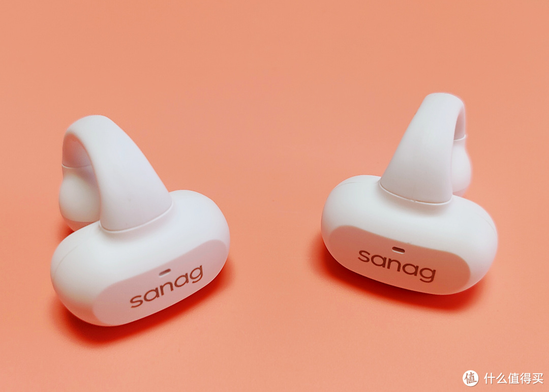 开箱体验新型夹耳式运动耳机-sanag塞那Z50S