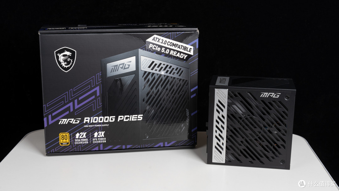 微星MPG A1000G PCIE5电源开箱体验,RTX 40系显卡的最佳伴侣