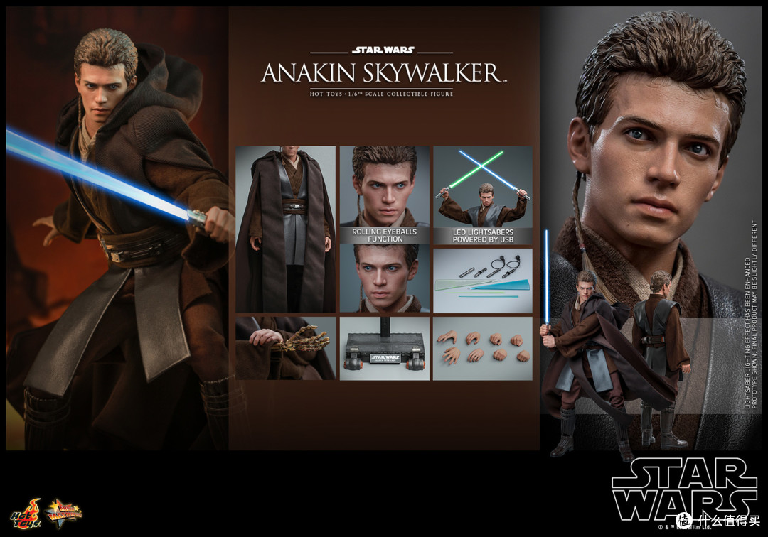 原力家庭剧的主角到场,HotToys发布安纳金和帕德梅人偶