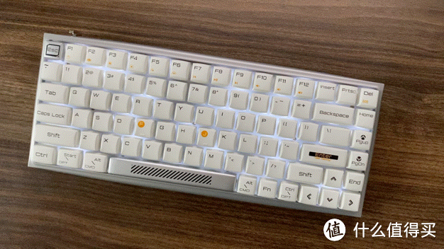 高颜值白光双模机械小键盘，杜伽Hi Keys