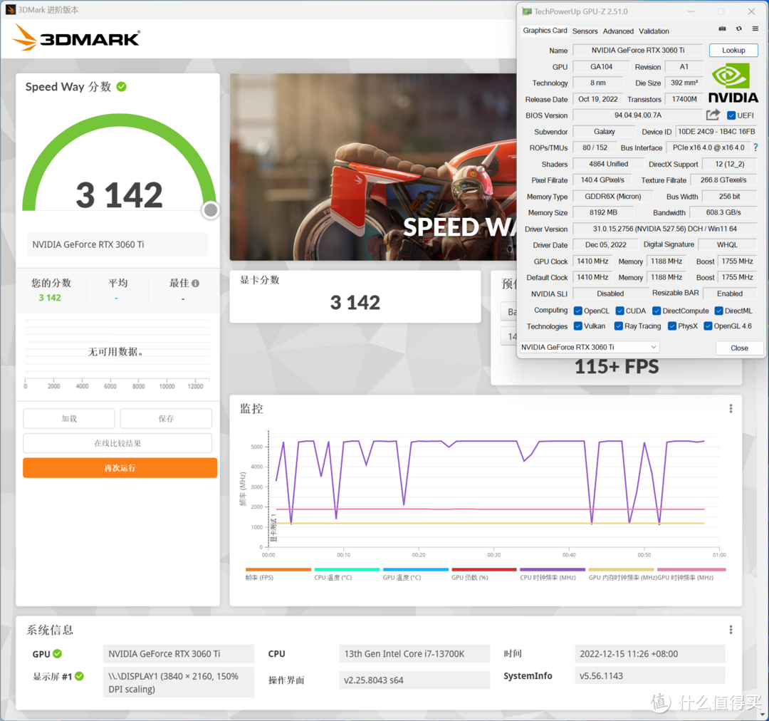 影驰RTX 3060 Ti GDDR6X 星曜OC显卡评测，可称之为RTX 3070青春版