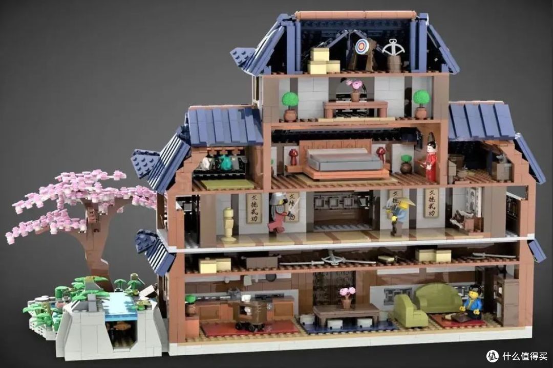 又见日式建筑~乐高IDEAS作品《日本城堡》获得万票支持