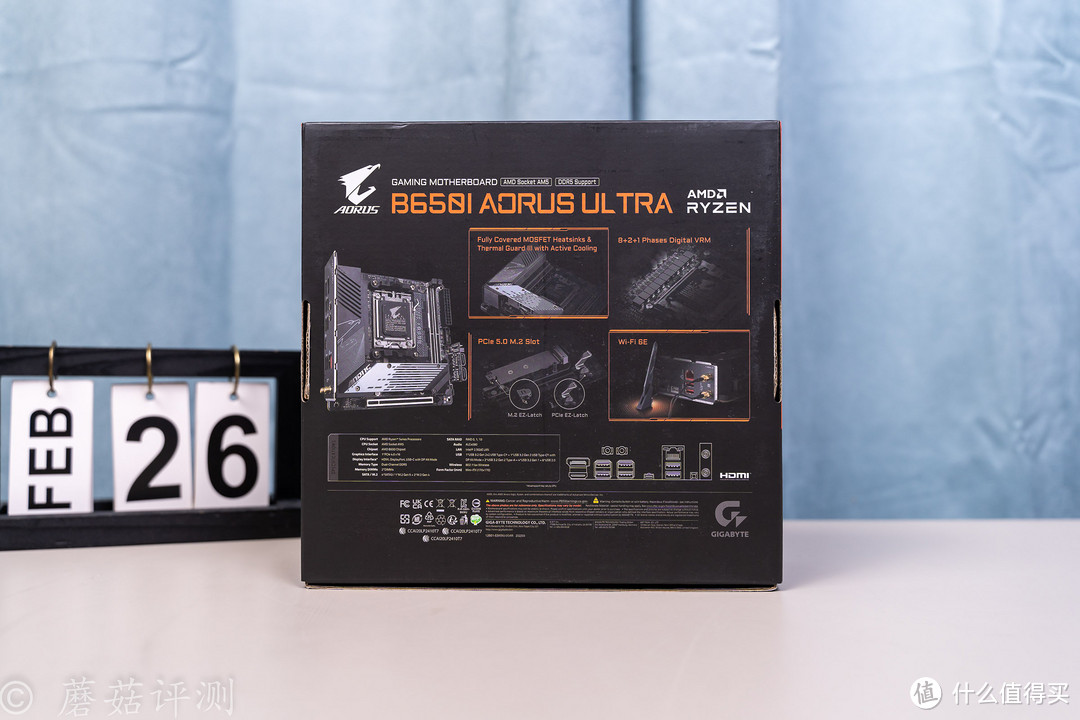 强悍拓展，空间利用大师、技嘉（GIGABYTE）B650I AORUS ULTRA主板 拆解评测