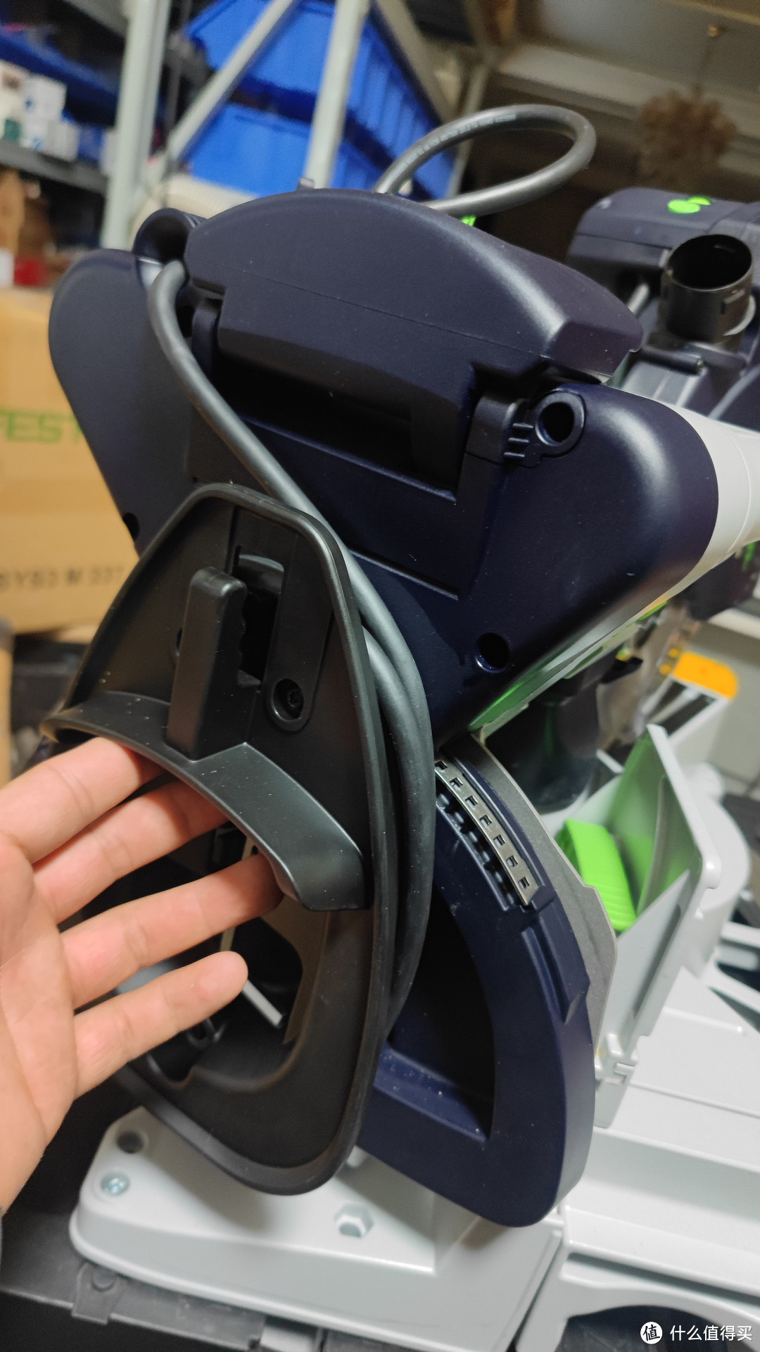 FESTOOL费斯托斜切锯 KS120REB 开箱简单使用体验。