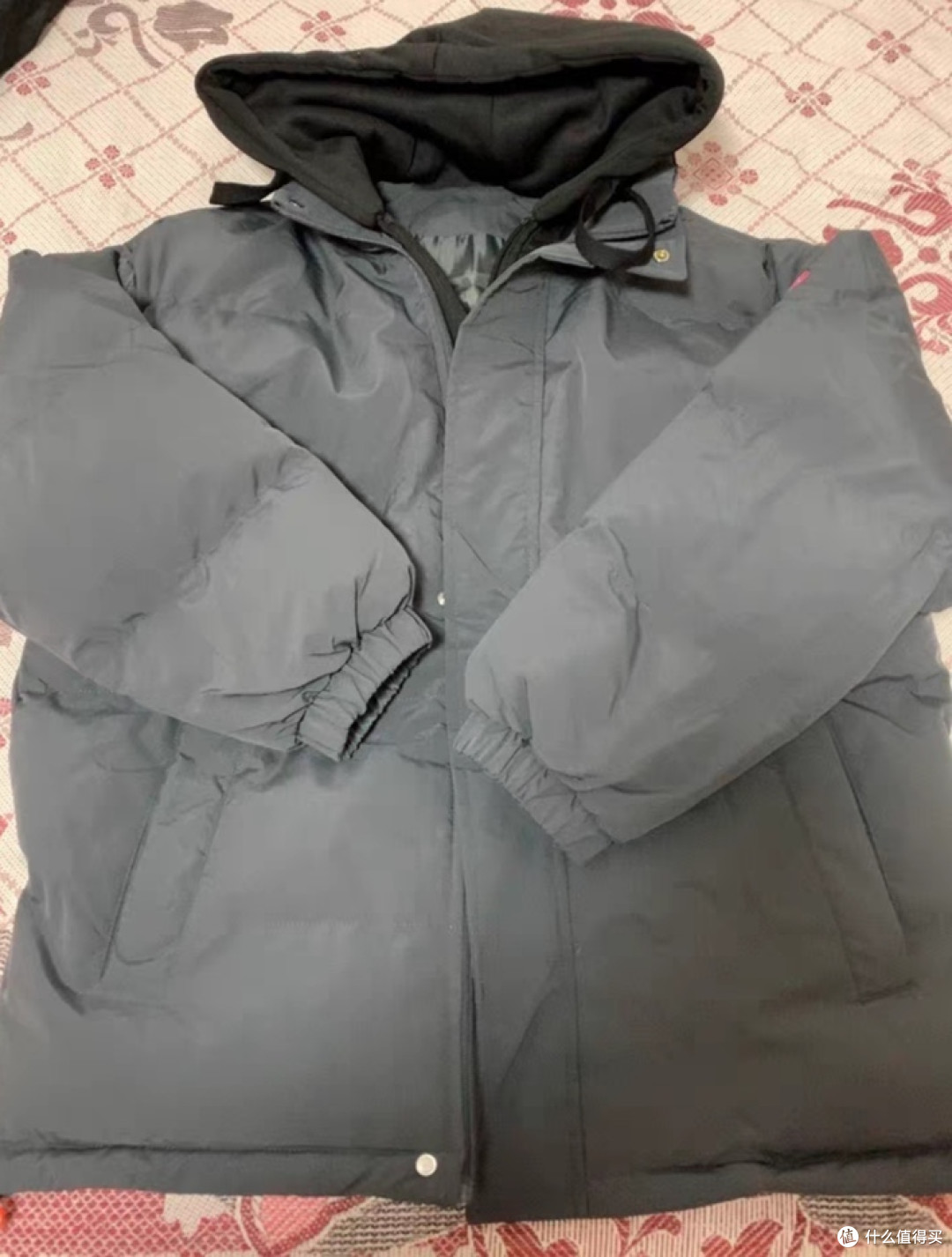 男朋友自选的百元面包服，帅气又保暖