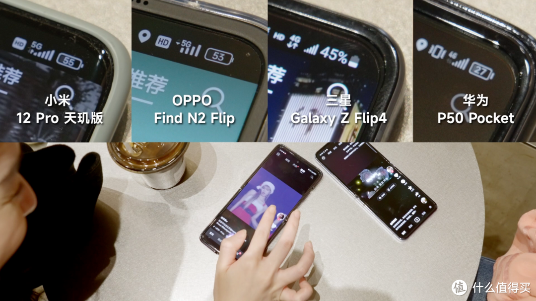 这次行了？OPPO Find N2 Flip 三星 Z Flip 4 华为 P50 Pocket 续航横评