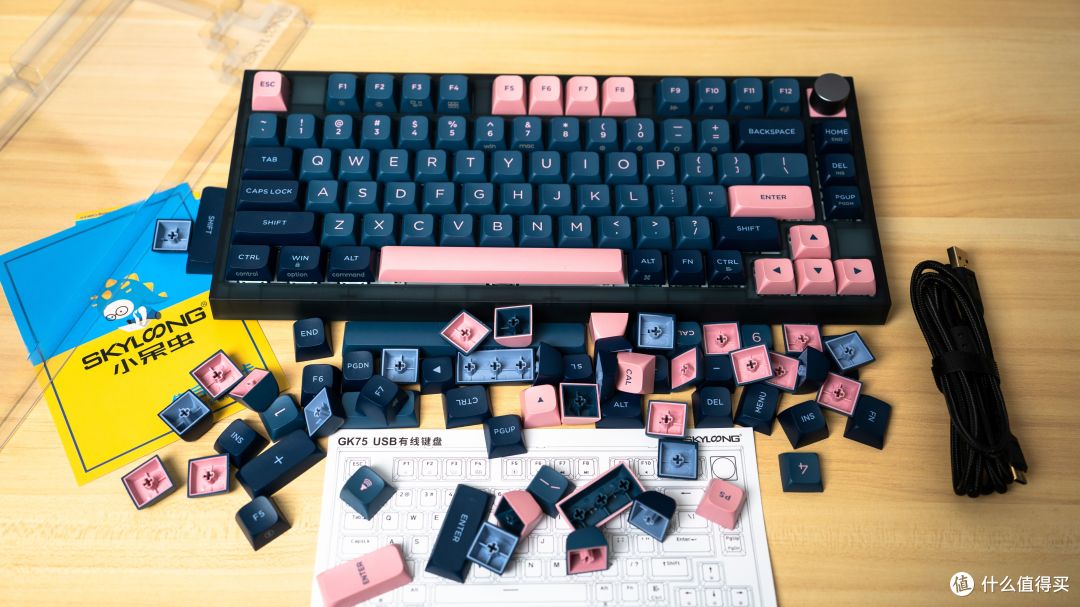 竞技光轴与旋钮的组合，小呆虫GK75青春版上手体验