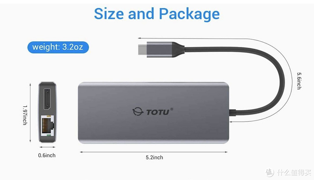 拓展坞选择如何避免踩坑 TOTU 12合一type c拓展坞拆解双4K HDMI 2.0 DP1.4 78WPD充电 RTL8153B千兆网卡