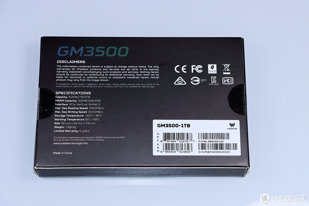 稳定！好用！高性价比的 SSD！宏碁掠夺者 GM3500 1TB 