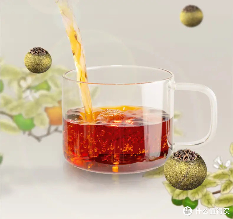 加入小青柑大红柑的普洱茶，可以喝出更丰富的口感！