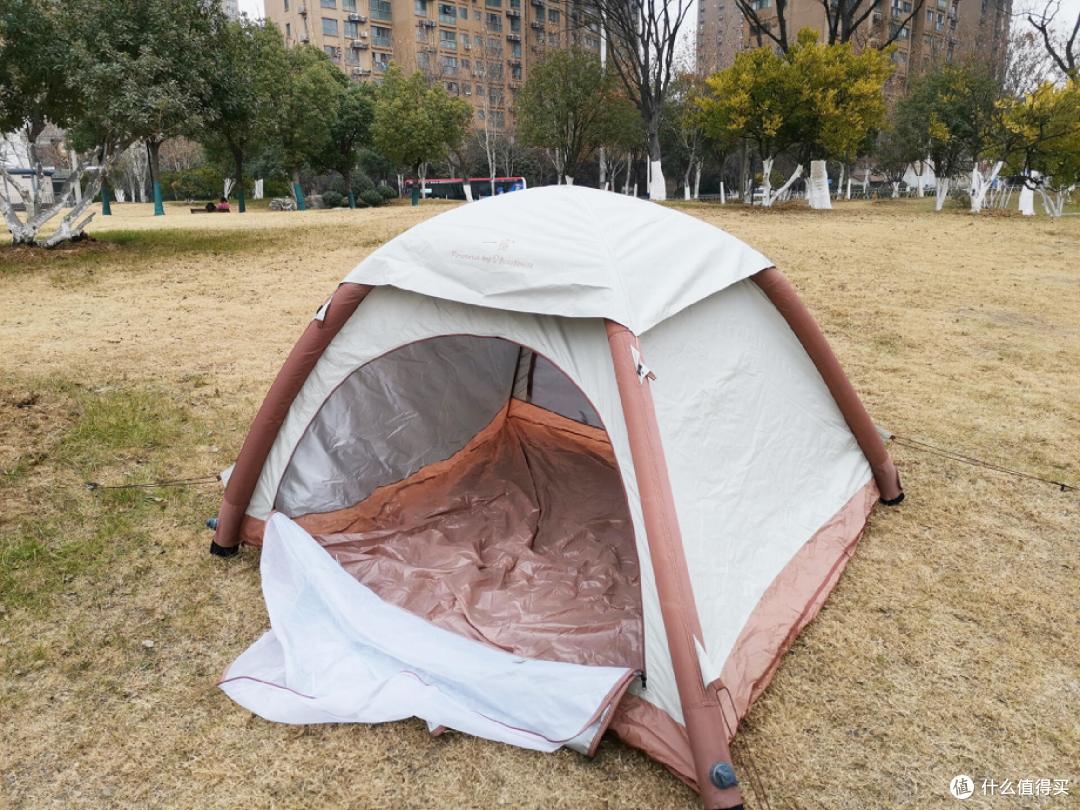 搭帐篷不需要那么麻烦,一宿充气帐篷轻松搭建