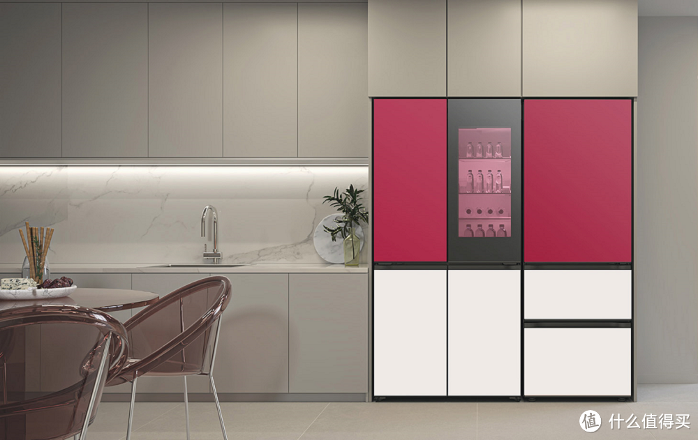 LG展示可变色冰箱MoodUp 打造酷炫个性化厨房