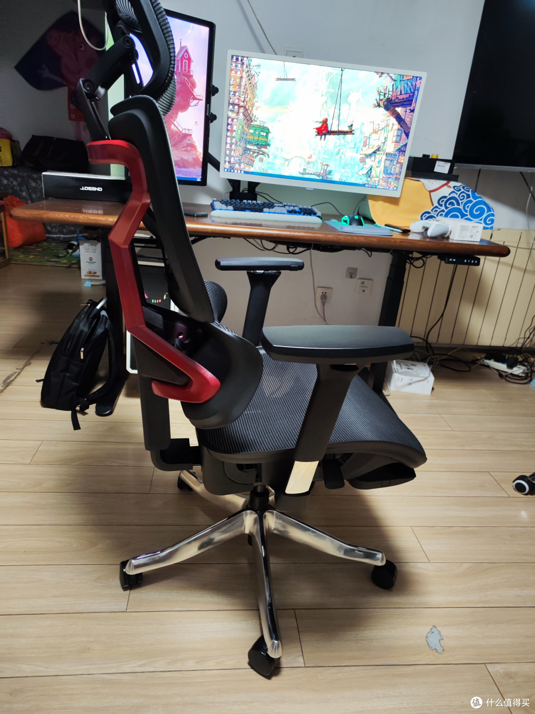 侧面