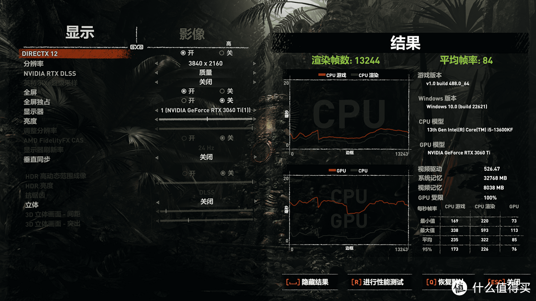 13代酷睿i5平台装机，我选择i5-13600KF+华硕Z790M-PLUS D4，看看卡诺基的RTX3060Ti显卡性能到底怎么样？