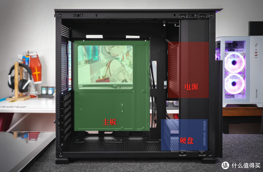 告别闷罐+自带8寸小屏幕!“看片神器”乔思伯D41机箱装机体验