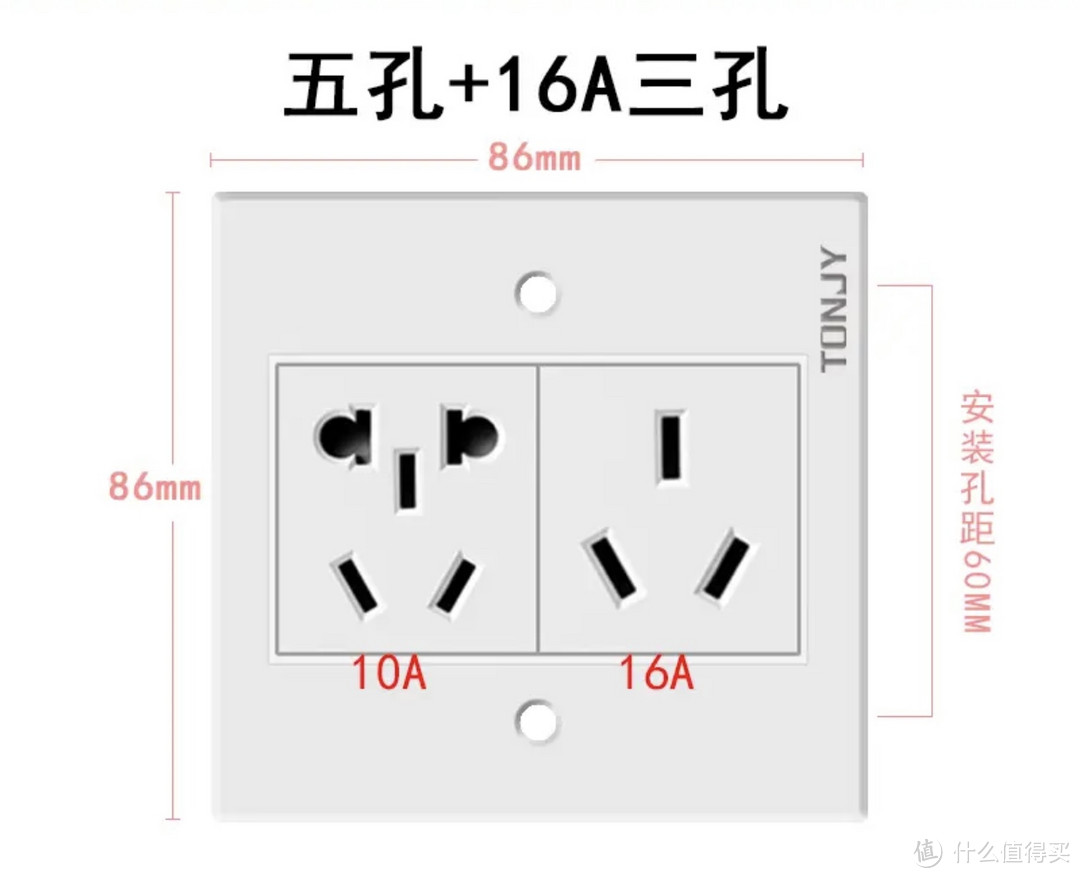10A插座和16A插座