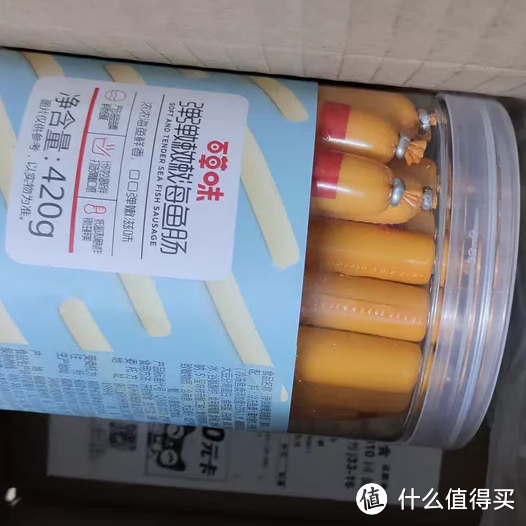 百草味鱼肠,小朋友很爱吃
