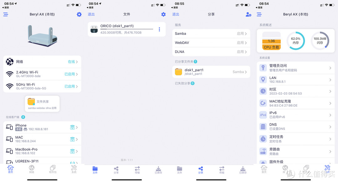 迷你WiFi 6『软路由』，2.5G网口+轻NAS，开源OpenWRT加持，可玩性极高，GL-MT3000路由器使用报告！