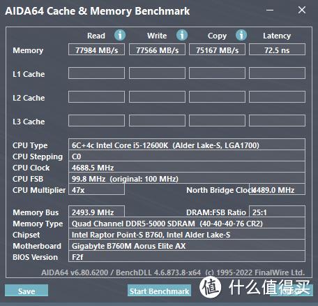 7400频率D5内存跑分50万+手搓海力士绿条黑科技12代处理器7600M