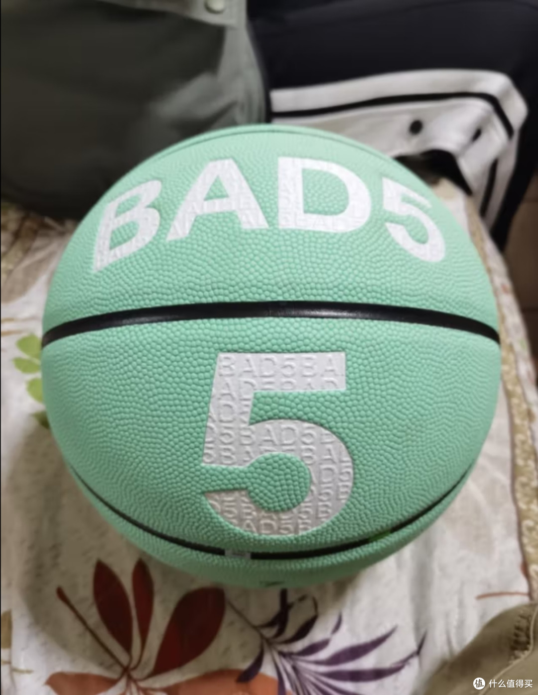 李宁(li-ning)篮球蒂芙尼绿反伍比赛吸湿pu耐磨室内外7号儿童成人蓝球