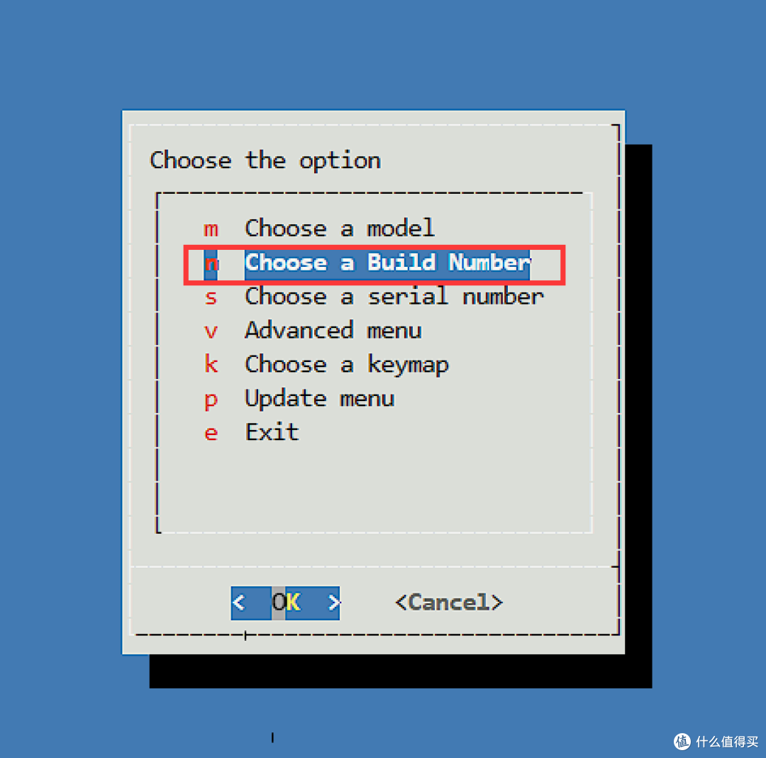 点击 ”choosea build number”