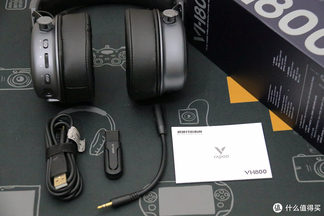 雷柏VH800双模游戏耳机评测：炫酷灯效，无线连接