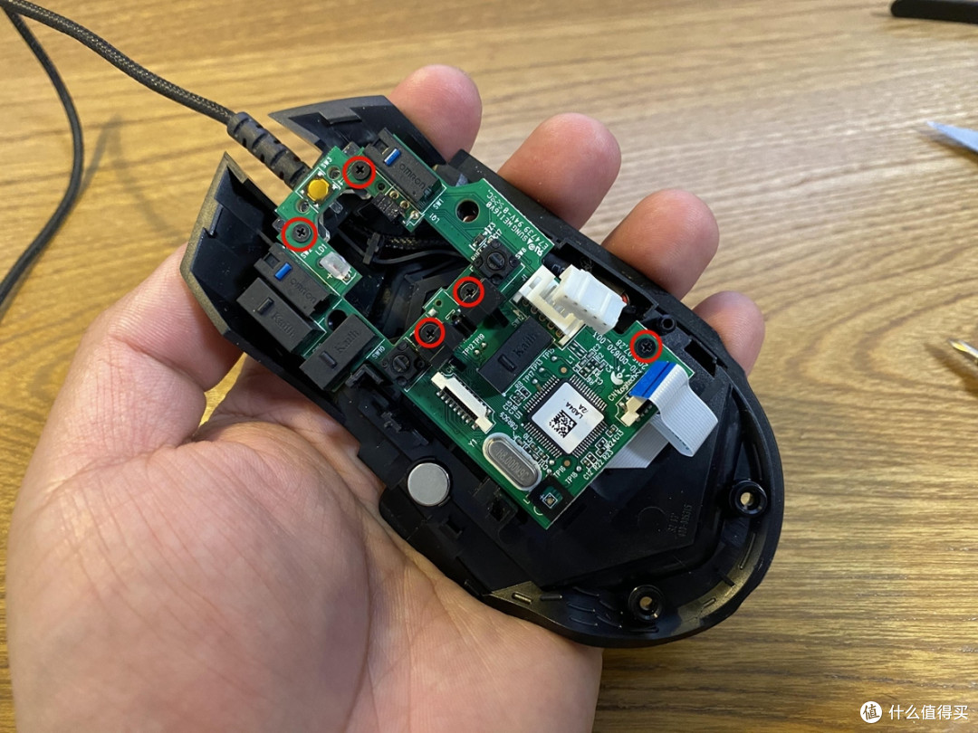 帮朋友维修罗技g502游戏鼠标(换个微动继续用)