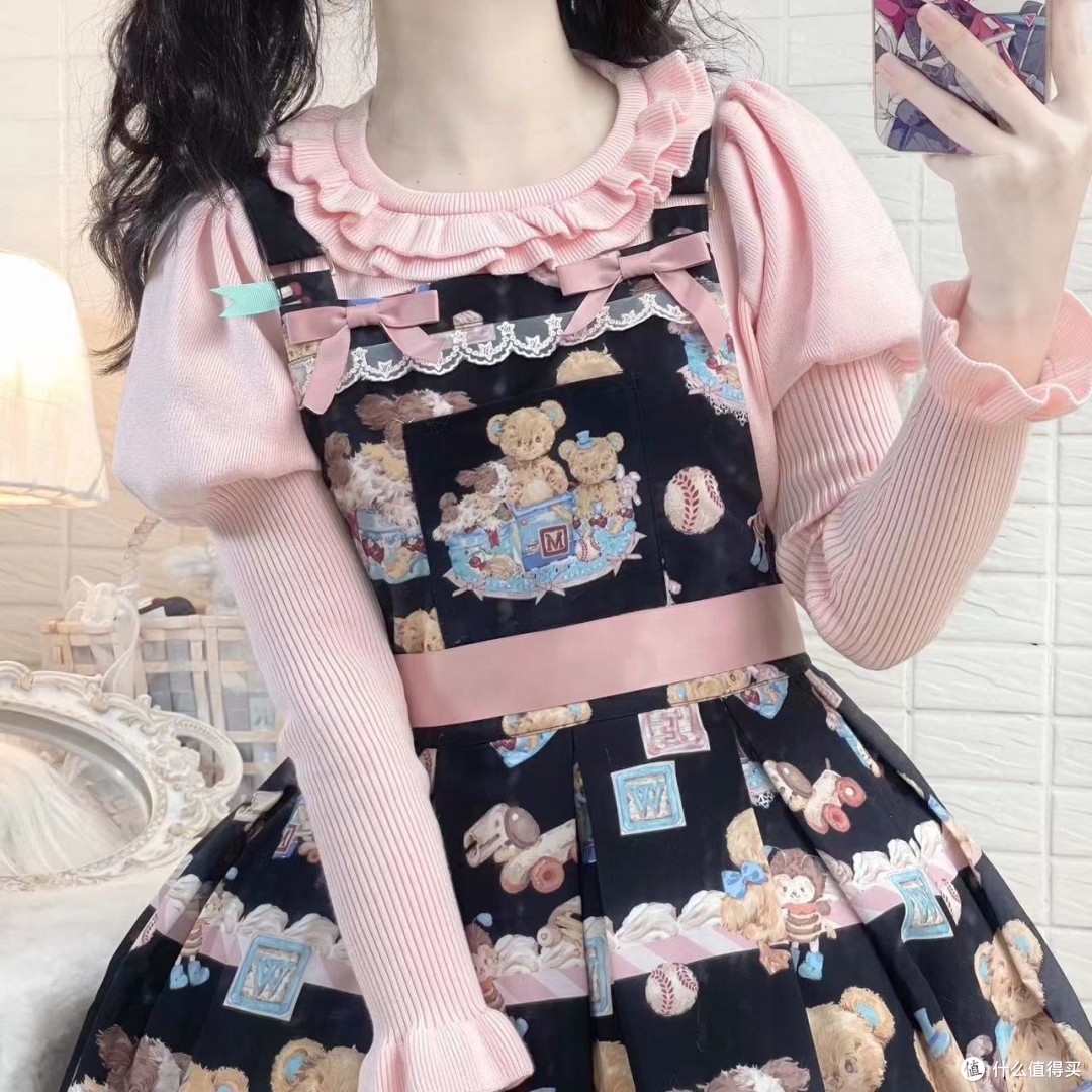 朱丽叶袖内搭＋jsk，真的绝配！_Lolita_什么值得买