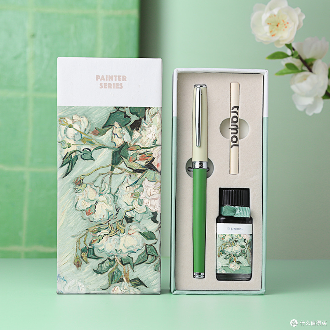 莫兰迪色系的钢笔礼盒,颜值长在审美上了!