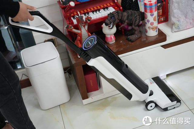 希亦T800无线智能洗地机：家庭清洁洗拖吸吹干一次轻松搞定