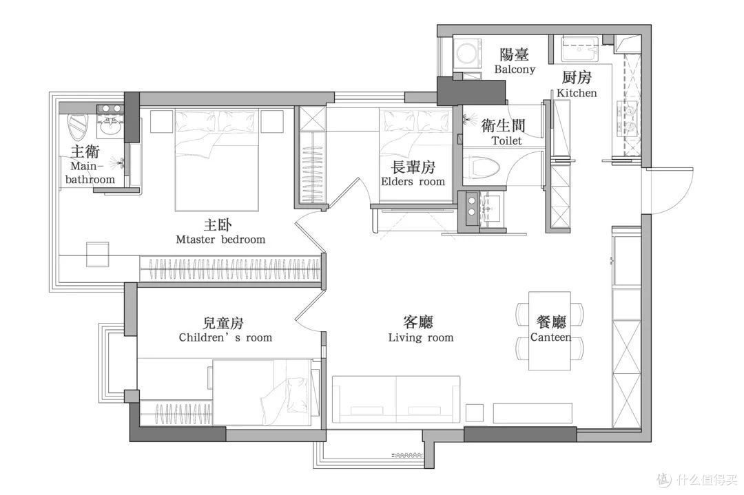 103m²“小黑屋”变身“阳光房”，原来做了这10大改变！