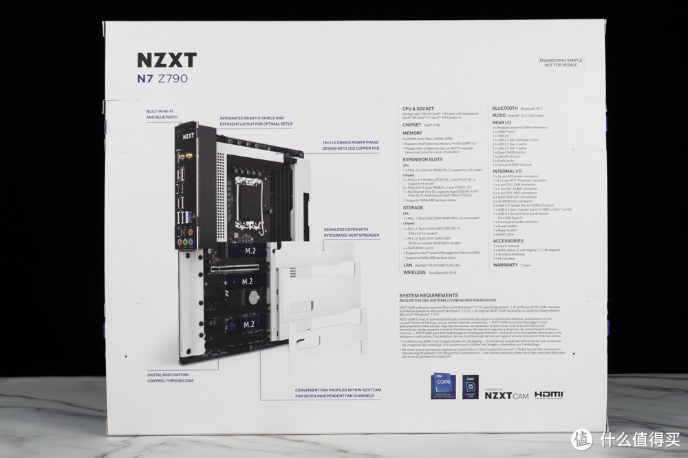 NZXT NZ Z790 主板开箱：单论颜值，ROG不够打？