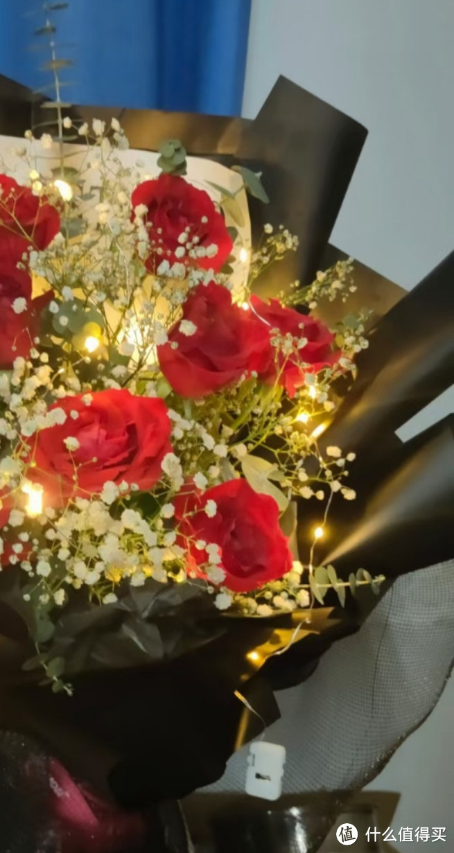 情人节当天男朋友送的玫瑰花