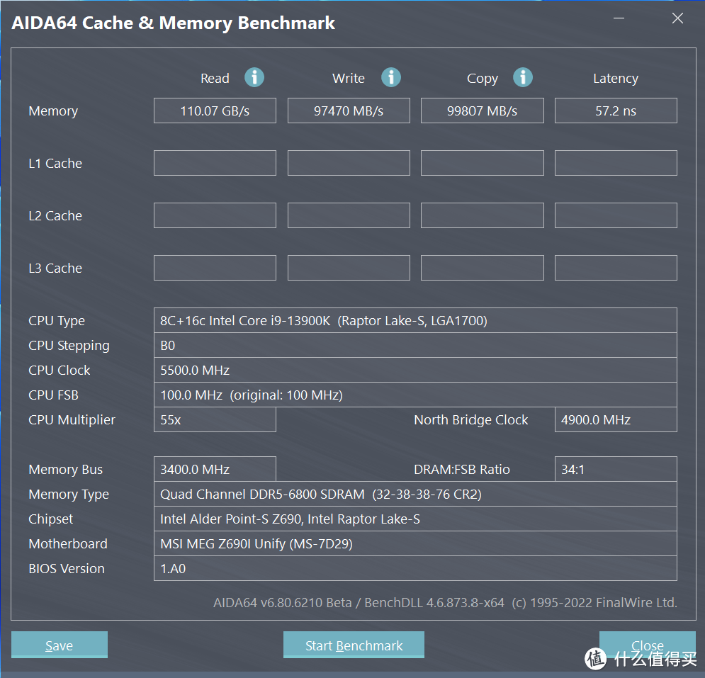 安全下车，超6800MHz ，799元买32GB的金百达DDR5内存是什么水平？（超频参数可抄作业）