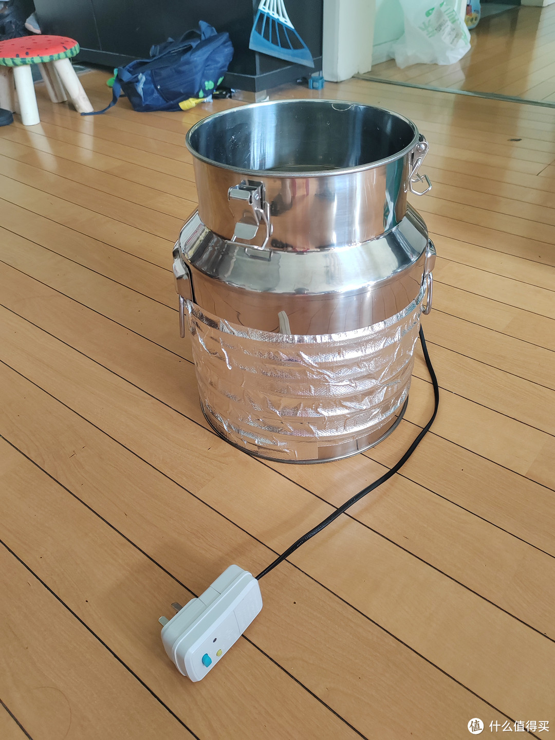 制作恒温发酵罐--儿子科学节酒精燃料项目