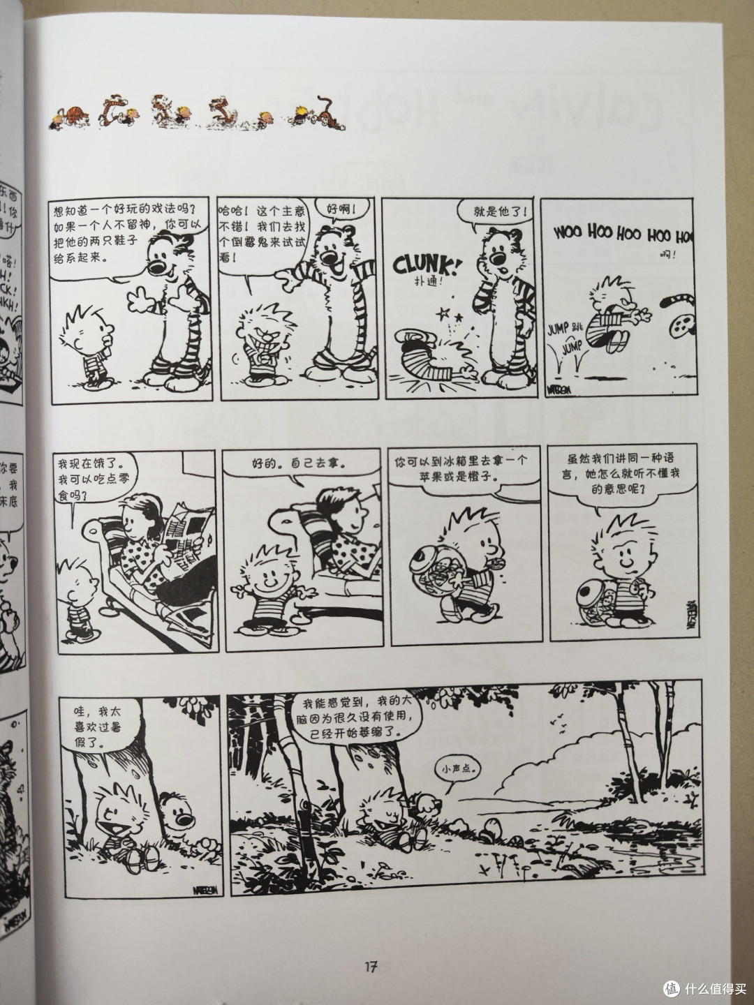 作家出版社彩图版《卡尔文与霍布斯虎》小晒