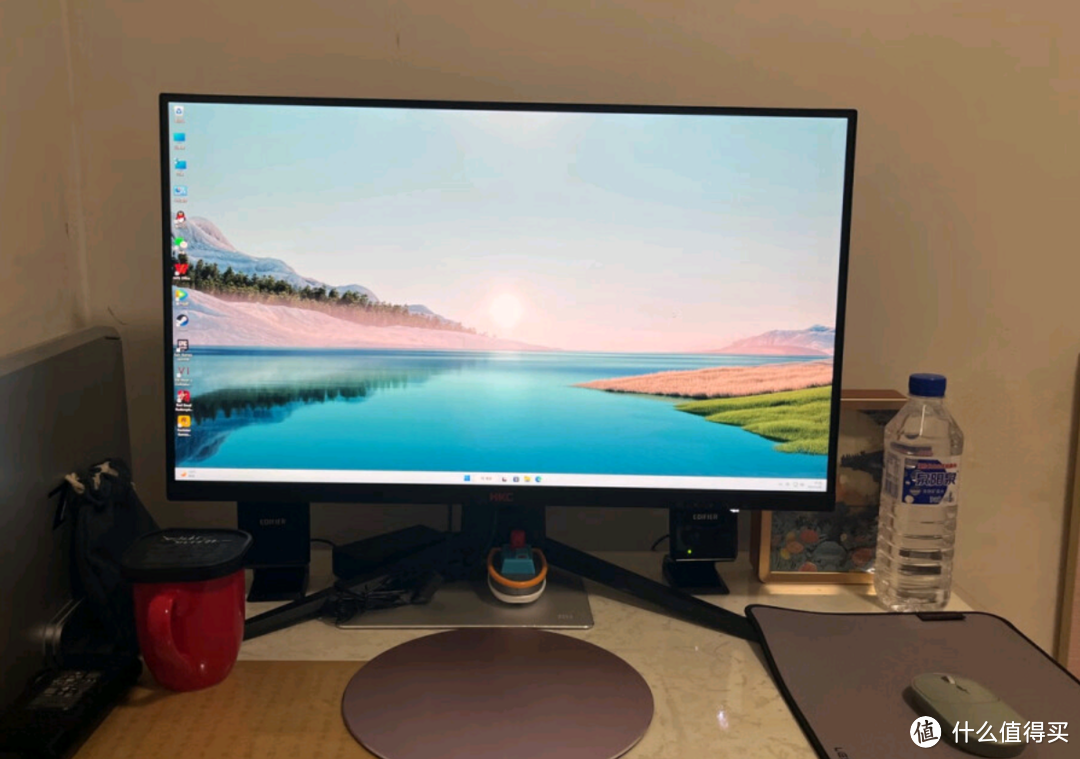 HKC 24英寸165Hz Fast IPS快速液晶显示器GTG 1ms高清广色域不闪屏滤蓝光 三面窄边144Hz电竞游戏屏幕 VG2