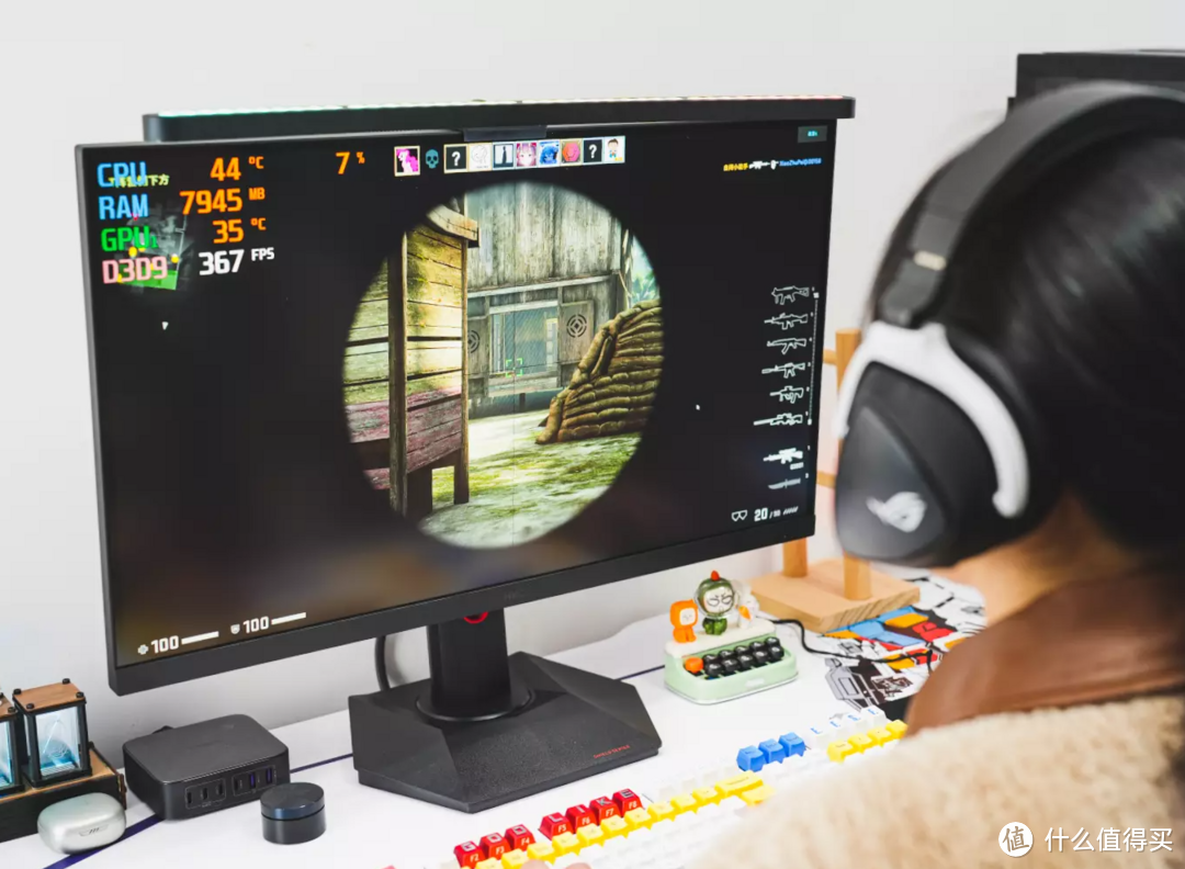 ▲《CS:GO》中狙击枪使用虚拟准星