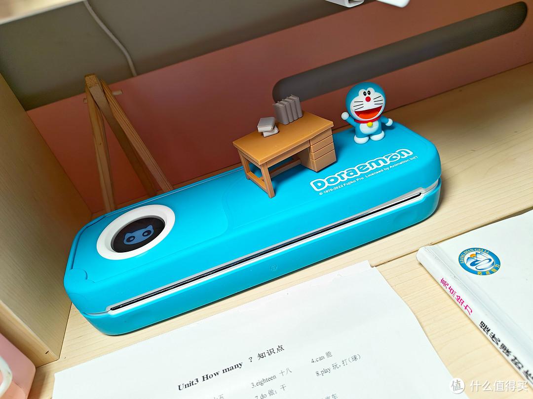 哆啦A梦搭配喵喵学习打印机F2S，好玩又好用，孩子很喜欢