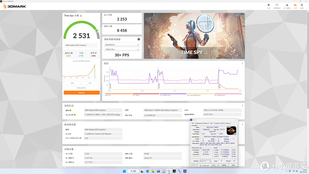 3Dmark TS GPU分数高达2200+